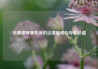天津律师事务所的法律服务与专业价值